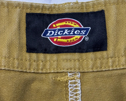 Dickies Mustard Herringbone Fatigue Utility Pants