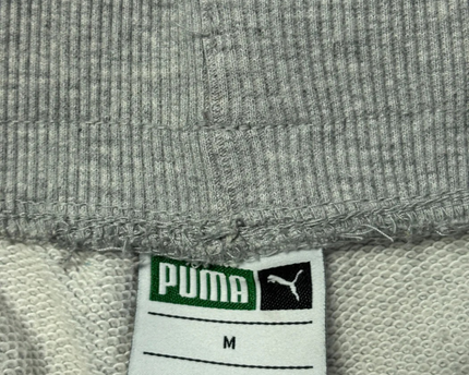 Puma Heather Grey Graphic Drawstring Joggers