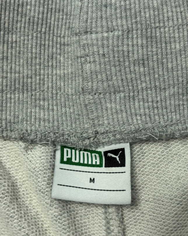 Puma Heather Grey Graphic Drawstring Joggers
