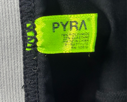 PYRA Black Compression Biker Shorts