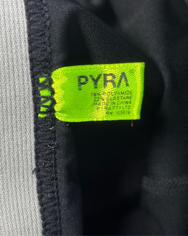 PYRA Black Compression Biker Shorts