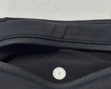 Lululemon Black/White Pattern Tracker Short II Athletic Shorts