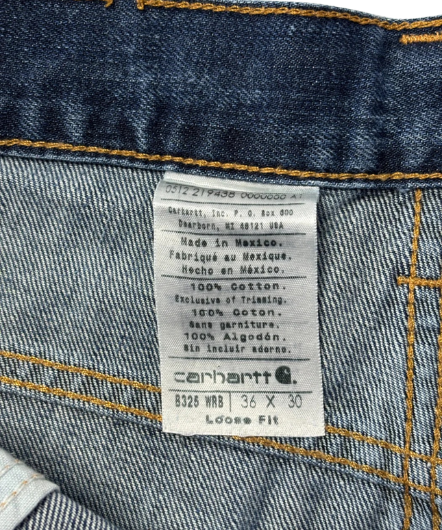 Carhartt Blue Loose Straight Fit Denim Jeans