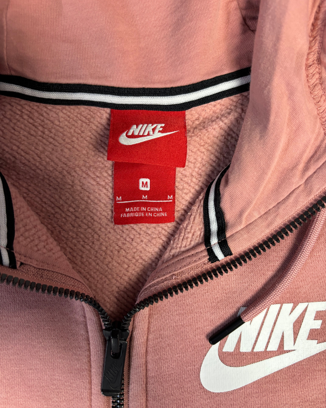 Nike Pink Full-Zip Fleece Hoodie