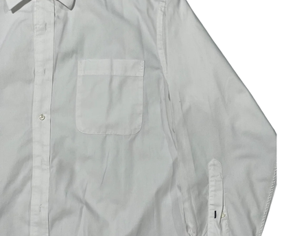 Tommy Hilfiger White Regular Fit Long Sleeve Button-Down Shirt