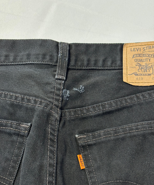Levi's 615 Black Straight Leg Denim Jeans