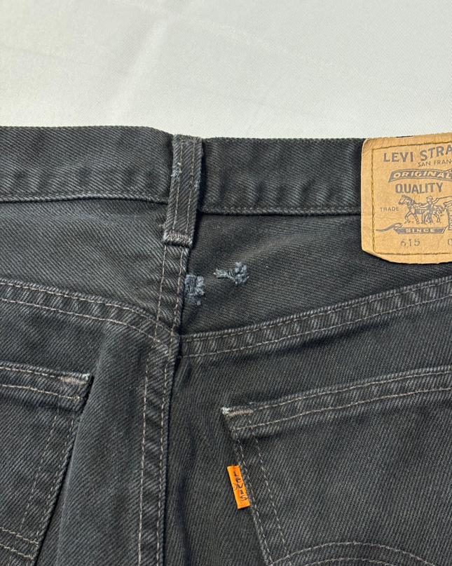 Levi's 615 Black Straight Leg Denim Jeans