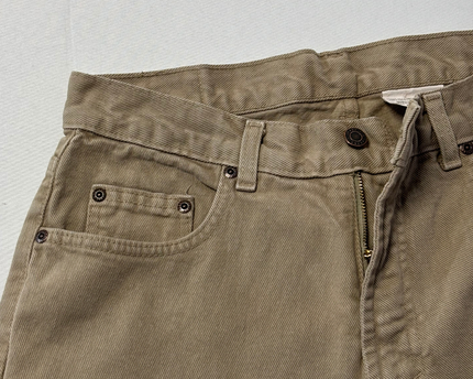 Kirkland Signature Khaki Straight Leg Cotton Pants