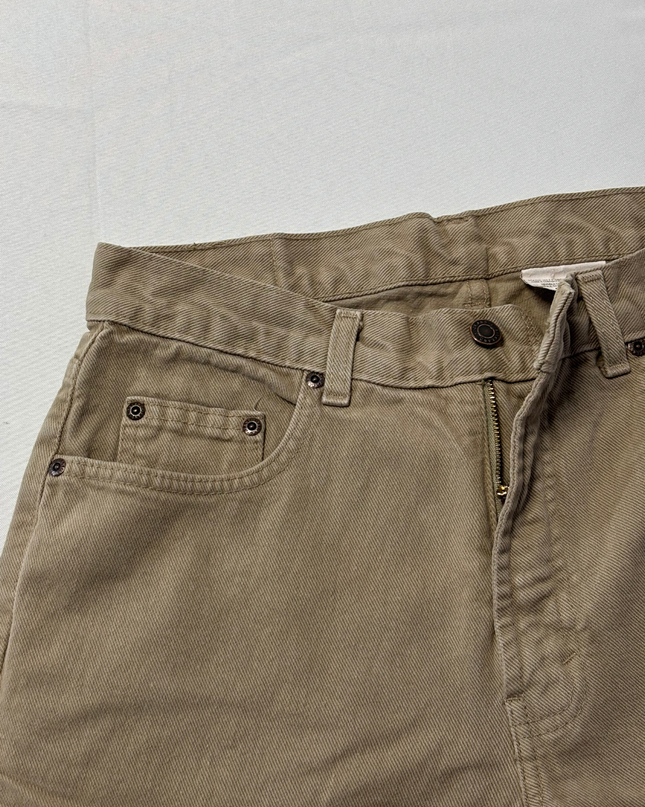 Kirkland Signature Khaki Straight Leg Cotton Pants