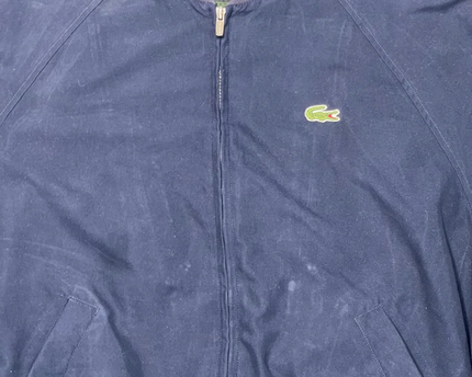 Lacoste Navy Vintage Harrington Bomber Jacket