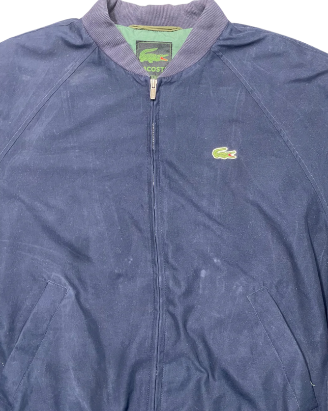 Lacoste Navy Vintage Harrington Bomber Jacket