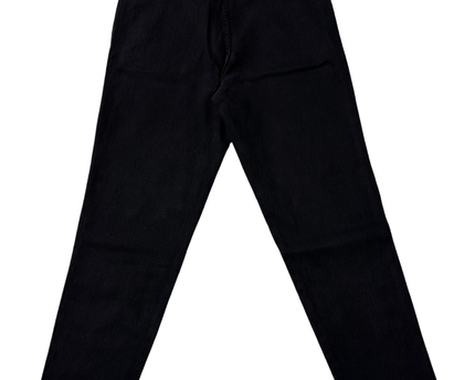 Women's Black Straight Leg Denim Jeans