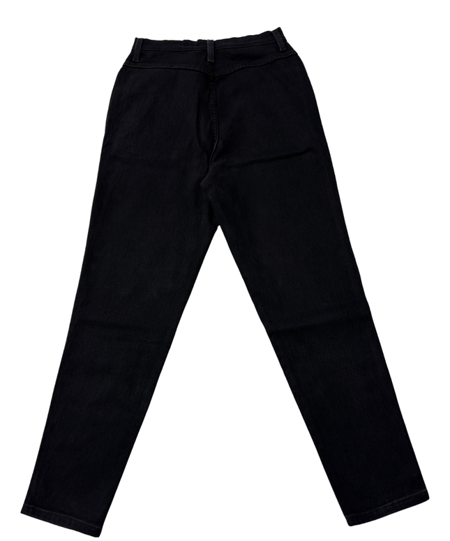 Women's Black Straight Leg Denim Jeans