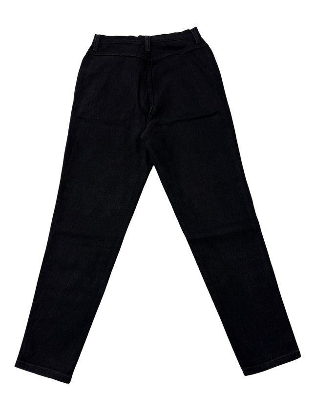 Women's Black Straight Leg Denim Jeans