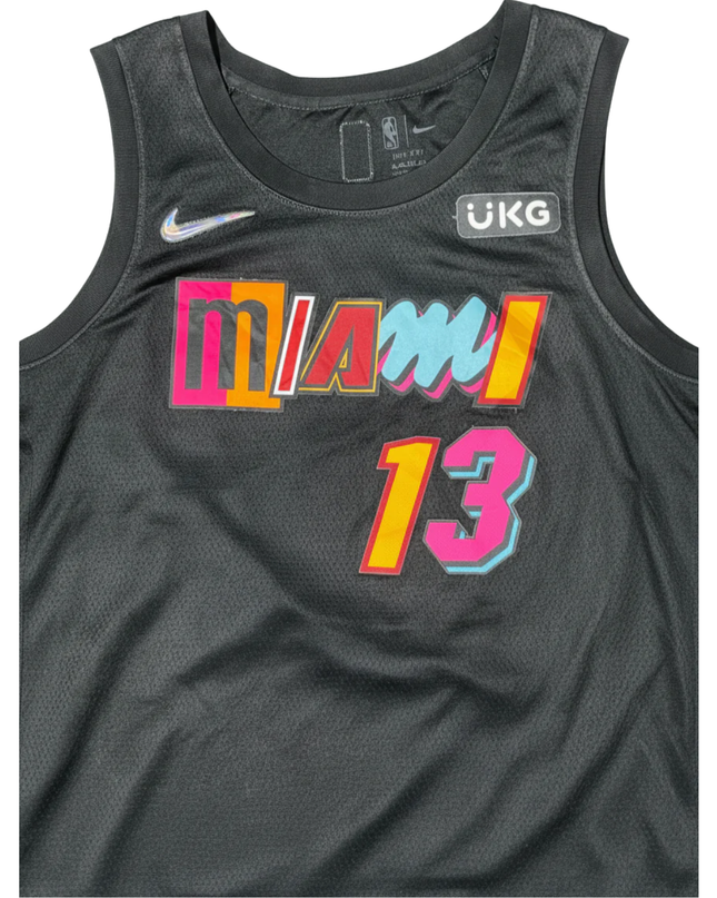 Nike Black Miami Heat Bam Adebayo City Edition Jersey