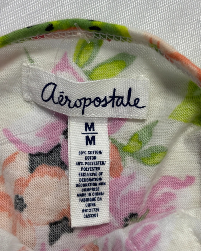 Aéropostale Cream Floral Tiered Lace Cami Top W/Tags