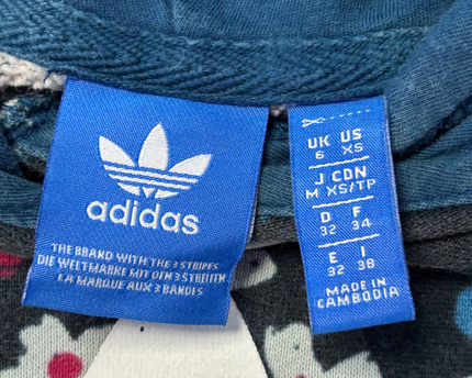 Adidas Originals Multicolor Floral Trefoil Hoodie