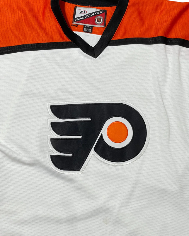 Pro Player Philadelphia Flyers NHL White Vintage Hockey Jersey