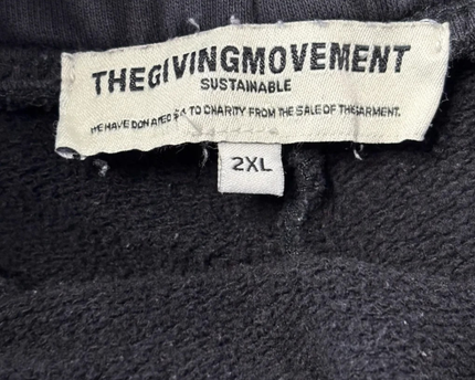 The Giving Movement Black Sustainable Relaxed Fit Shorts