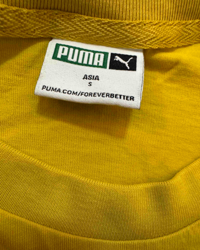 Puma Grid Utility Pocket Mustard Yellow T-Shirt - M