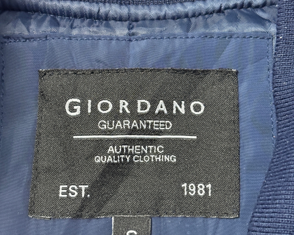 Giordano Blue Bomber Jacket