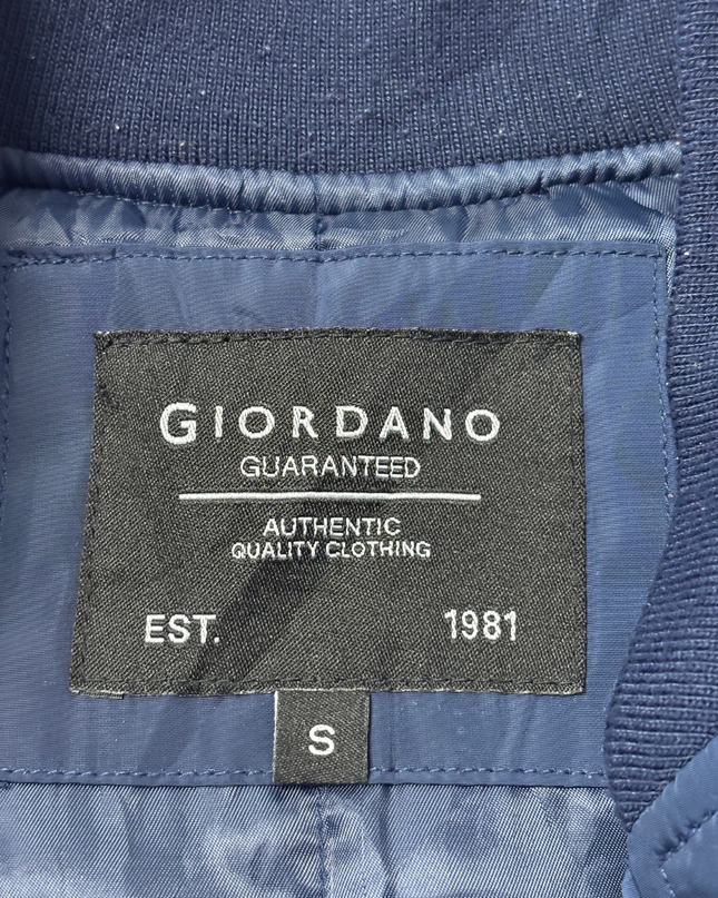 Giordano Blue Bomber Jacket