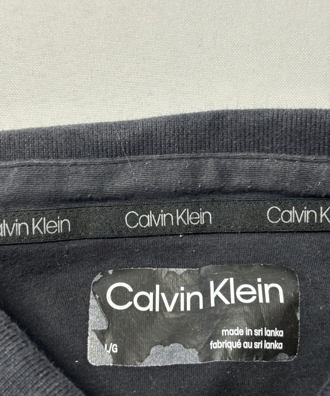 Calvin Klein Black Short Sleeve Polo Shirt