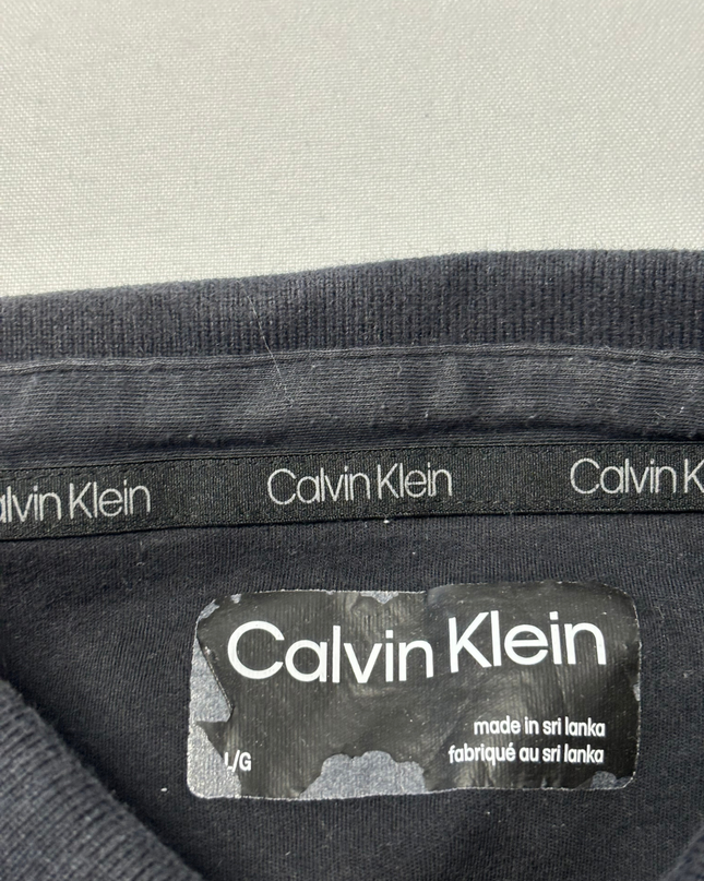 Calvin Klein Black Short Sleeve Polo Shirt
