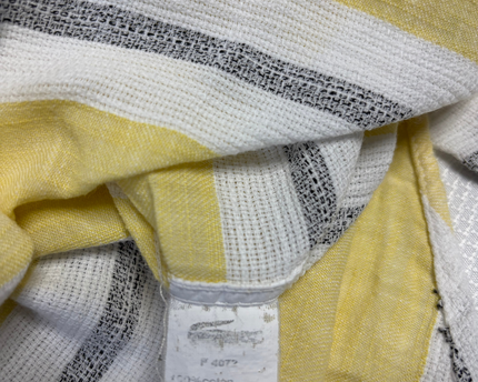 Lacoste Yellow Striped Slim Fit Long Sleeve Shirt