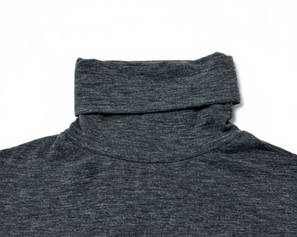 MNG Grey Turtleneck Long Sleeve Top