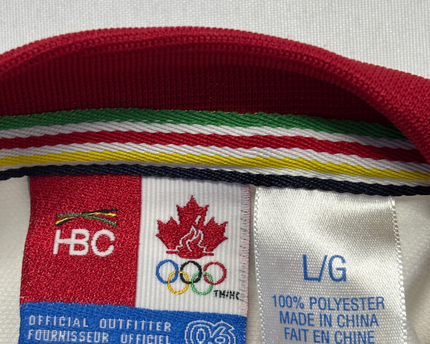 HBC Official Team Canada 2006 Olympic Red/White Jersey