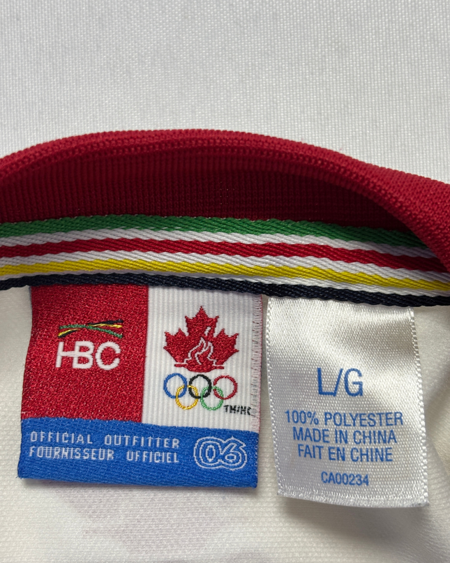 HBC Official Team Canada 2006 Olympic Red/White Jersey