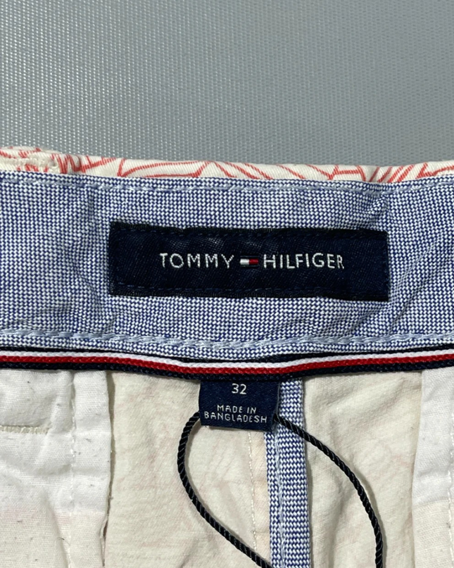Tommy Hilfiger Red/White Tropical Palm Leaf Print Shorts