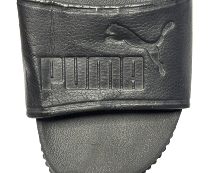 Puma Black Platform Slides Sandals