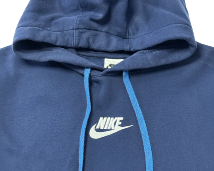 Nike Navy Blue Taped Logo Hoodie