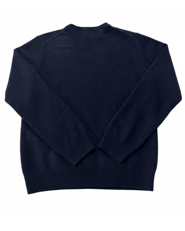 Gant Navy Blue Super Fine Lambswool Crewneck Sweater