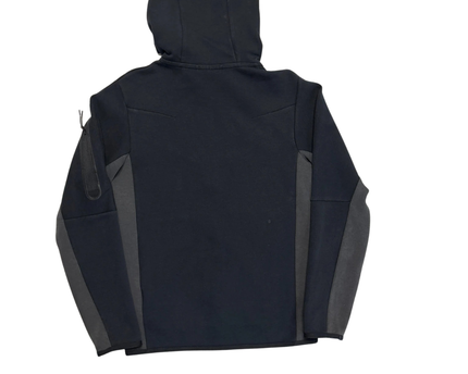 Nike Black Swoosh Colorblock Hoodie