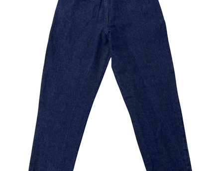 Zara Blue High-Waisted Tapered Jeans
