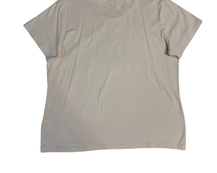 Adidas Beige Trefoil Logo T-Shirt