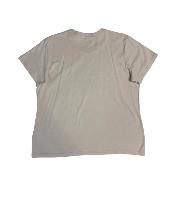 Adidas Beige Trefoil Logo T-Shirt