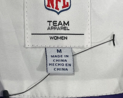 NFL TEAM APPAREL White Minnesota Vikings Women's Puffer Vest
