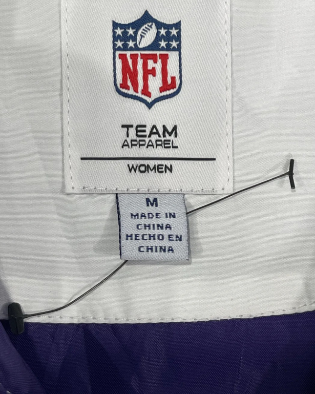 NFL TEAM APPAREL White Minnesota Vikings Women's Puffer Vest