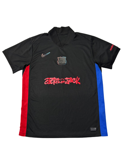 Nike Black FC Barcelona x Cactus Jack Travis Scott Jersey