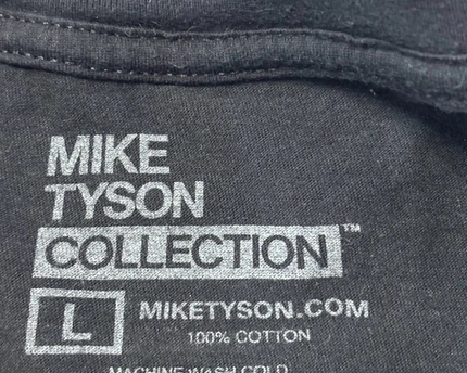 Mike Tyson Collection Black Vintage Graphic T-Shirt