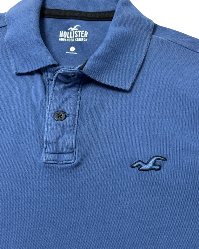 Hollister Blue Advanced Stretch Polo Shirt