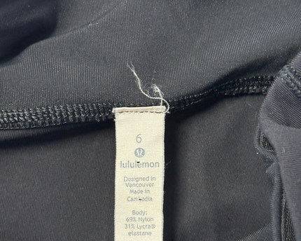 Lululemon Black High-Rise Performance Leggings with Pockets