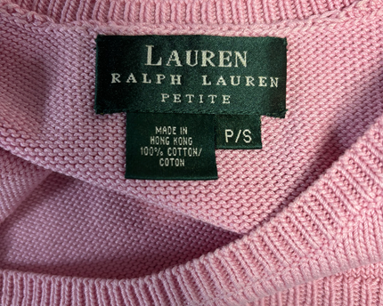 Ralph Lauren Pink Knit Tank Top