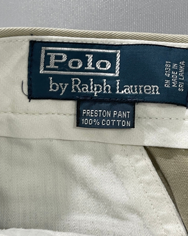 Polo Ralph Lauren Beige Preston Cotton Pants