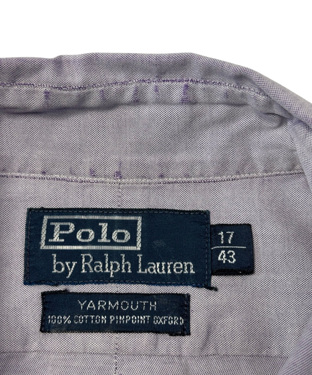 Polo Ralph Lauren Purple Yarmouth Short Sleeve Oxford Shirt