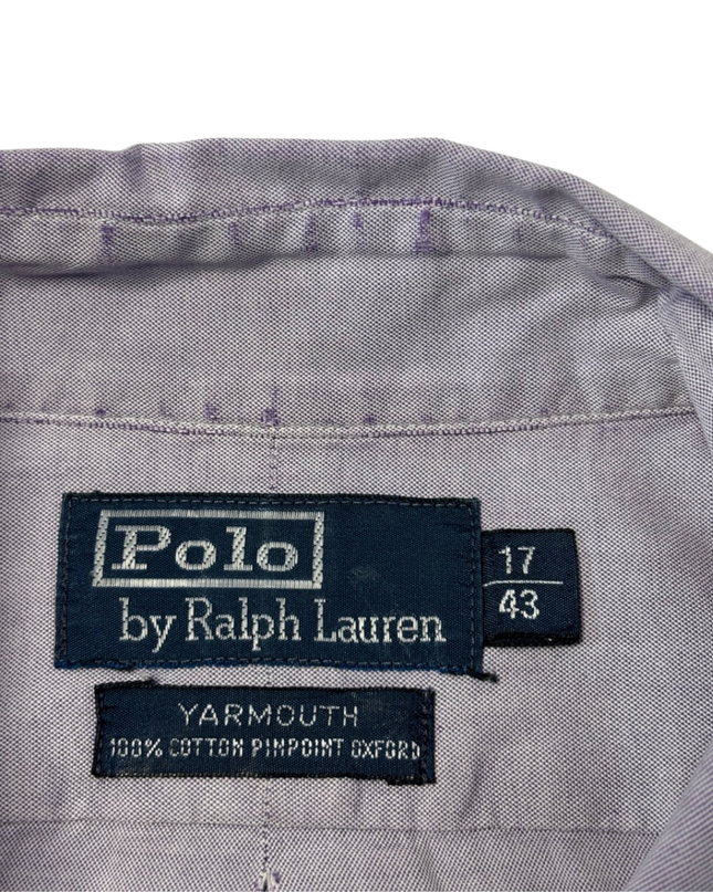 Polo Ralph Lauren Purple Yarmouth Short Sleeve Oxford Shirt